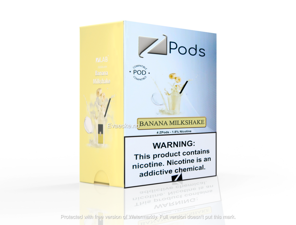 4 STK: ZIIP Pod Banana Milkshake