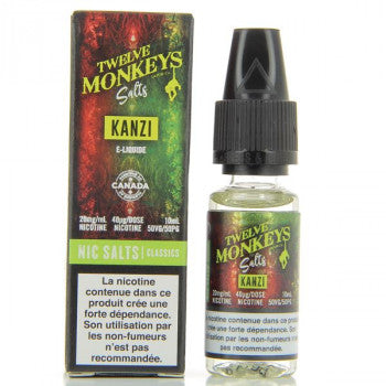 12Monkeys NicSalt jordbær, vannmelon og kiwi