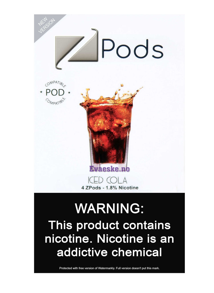 4 STK: ZIIP Pod Iced Cola