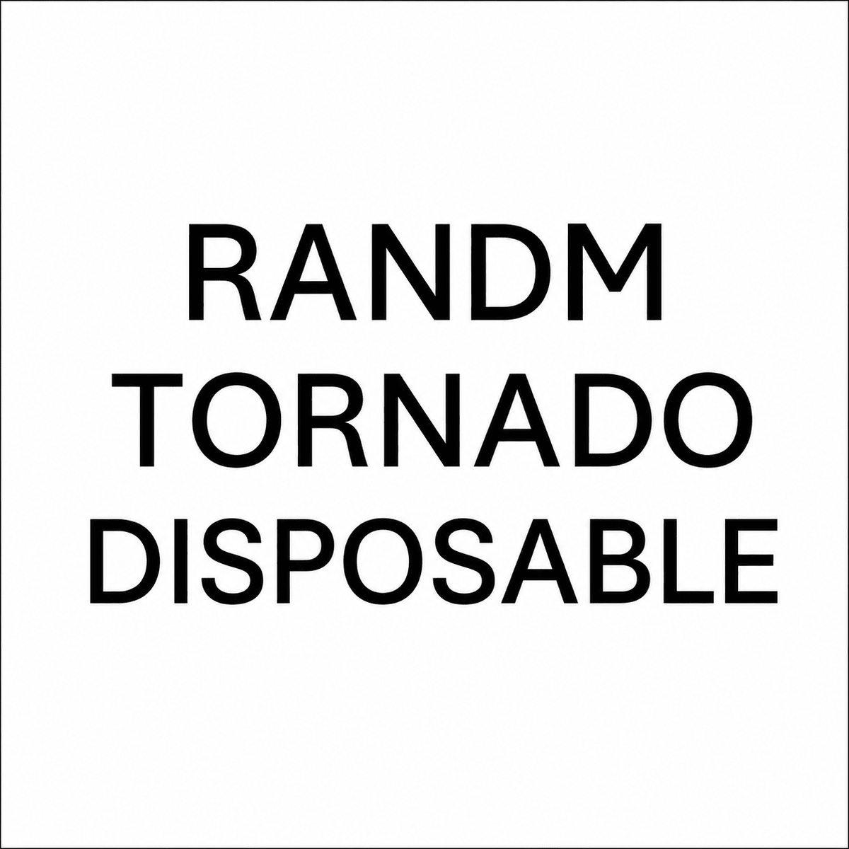 RANDM TORNADO DISPOSABLE Evaeske
