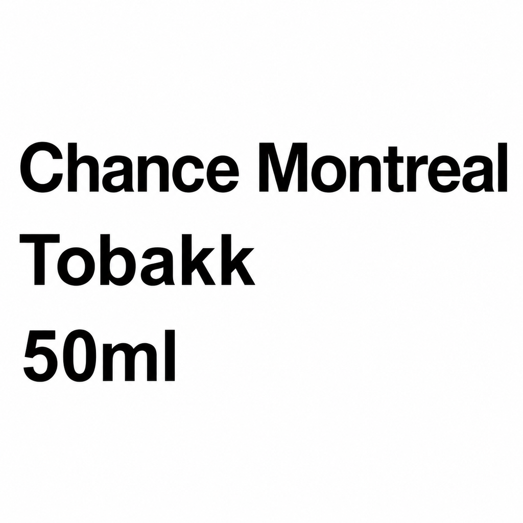 CHANCE MONTREAL ORIGINAL Amerikansk Tobakk 50ml (0mg)