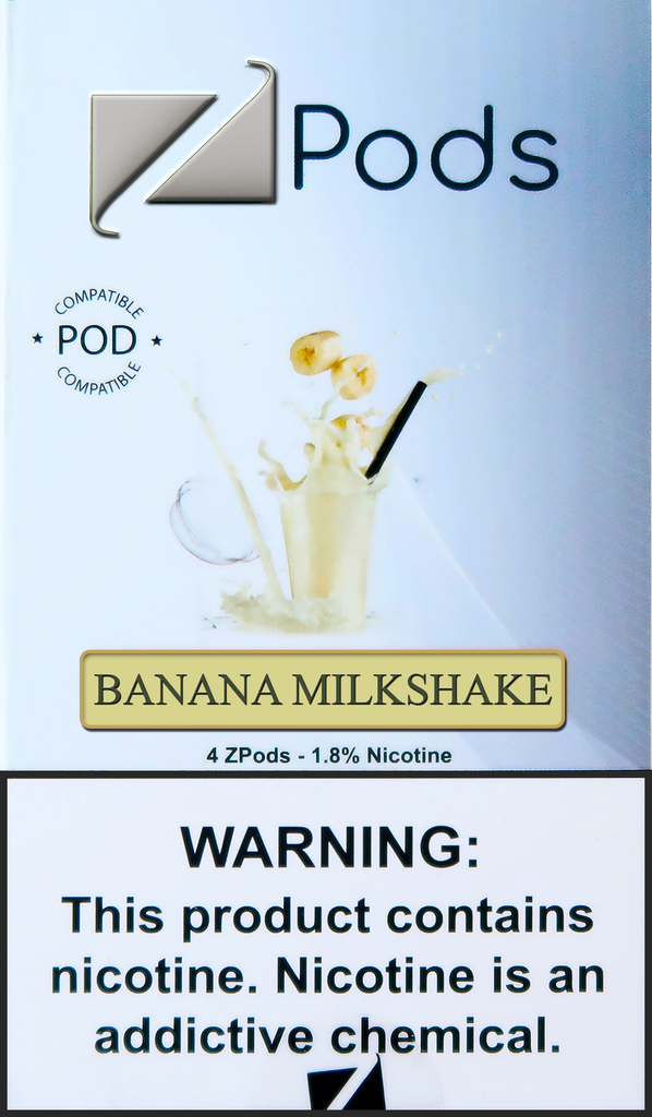 4 STK: ZIIP Pod Banana Milkshake