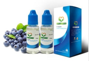 Evæske med blåbærsmak (10ml)